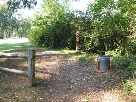 Natural surface Townsite Trail is a mix of grass, hard-packed soil and bark chips &ndash; no bikes