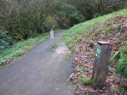 Trailhead for the White Pine Trail Trailhead for the White Pine Trail