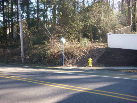 TriMet bus #156 stop, 500 feet east and across the street from the park TriMet bus #156 stop, 500 feet east and across the street from the park