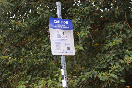 River Area – use at your own risk River Area – use at your own risk